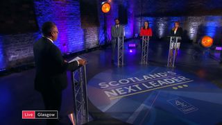 Krishnan Guru-Murthy hosts a live Channel 4 News debate with MSP's Humza Yousaf, Kate Forbes and Ash Regan for the leadership of the SNP