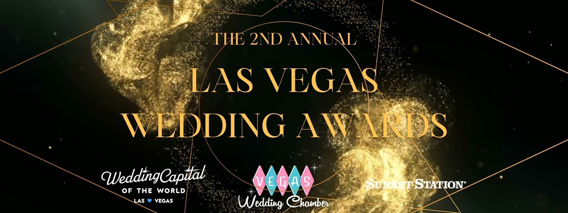 A poster for the 2nd annual las vegas wedding awards