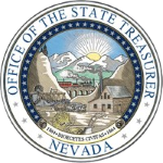 The seal of the office of the state treasurer of nevada