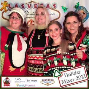 Vegas Wedding Chamber AMA Holiday Mixer 2021 17