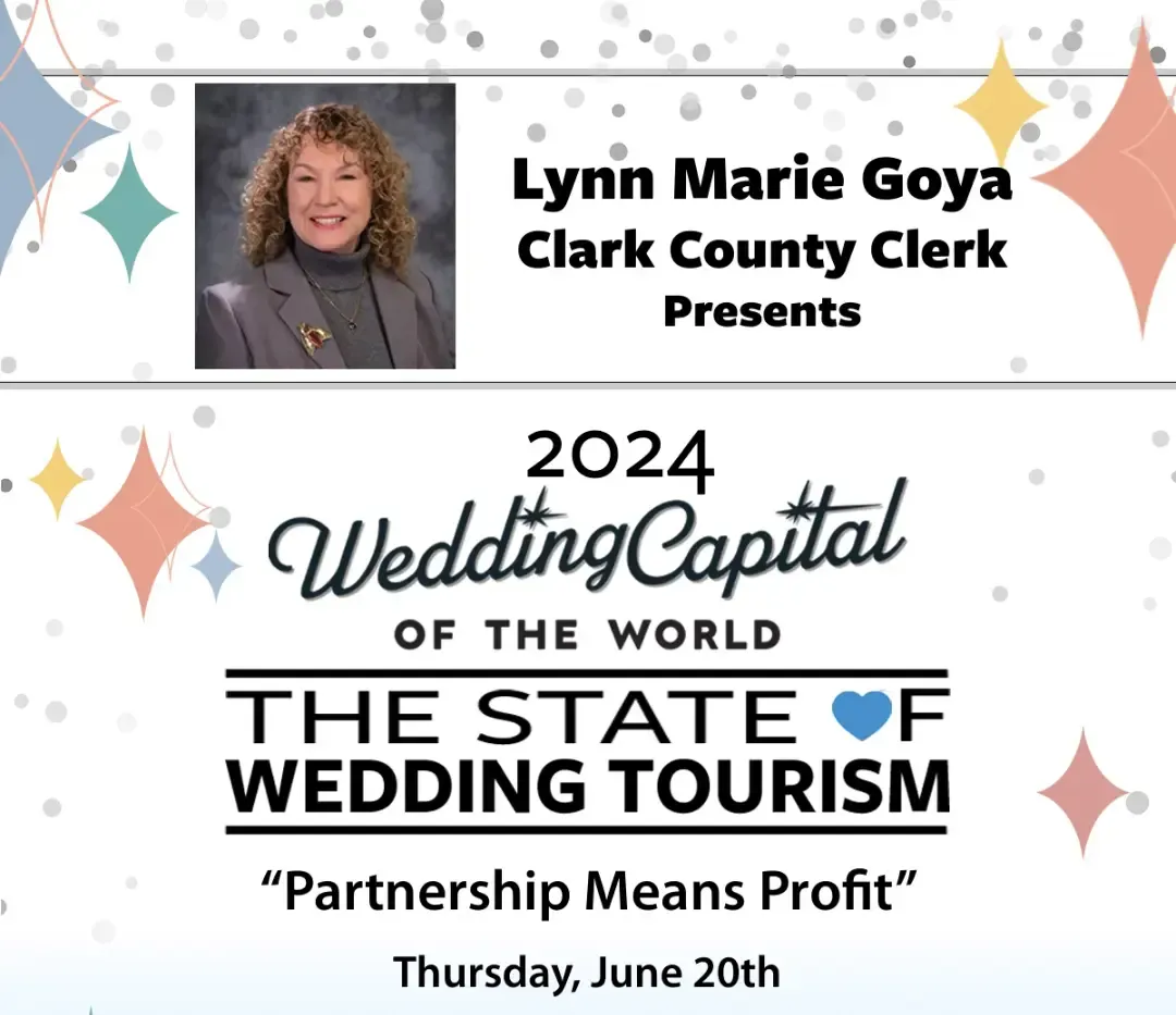 Lynn marie goya clark county clerk presents the state of wedding tourism