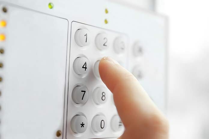 Security Keypad At Home — Security Service in Tamworth, NSW