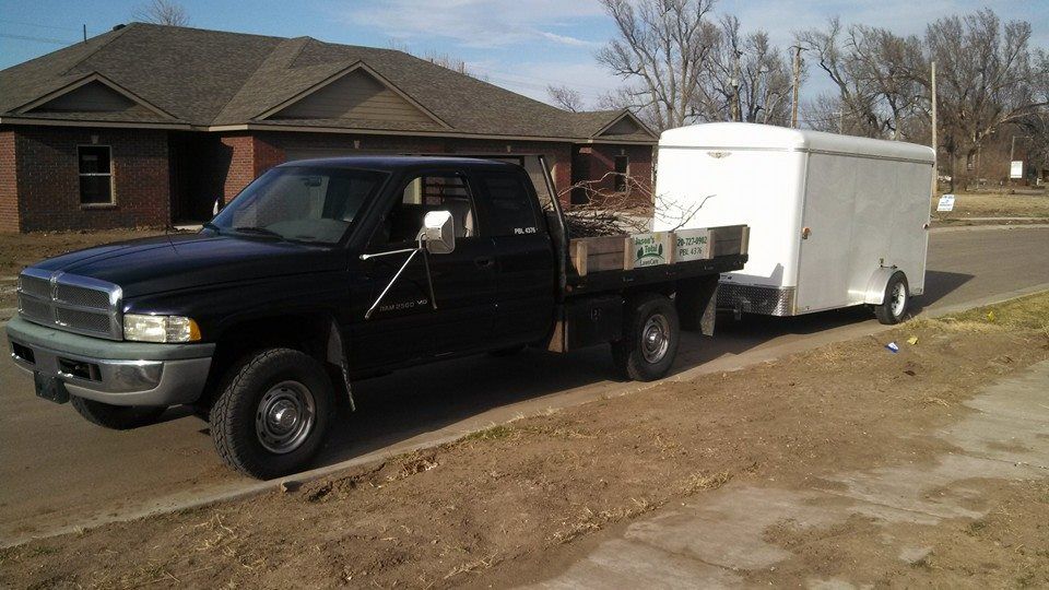 Black Truck — Hutchinson, KS — Jason's Total Lawn Care