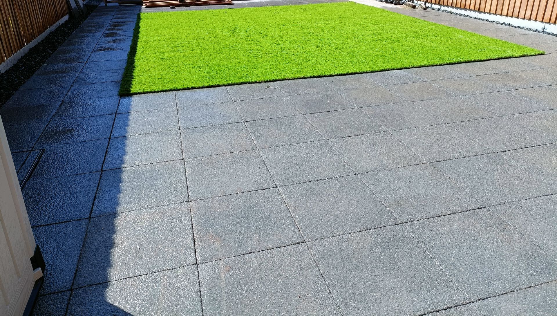 Concrete slab patio laid in Wolverhampton