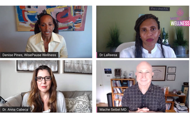 A Snap Productions director looking through the camera lens on a film set.