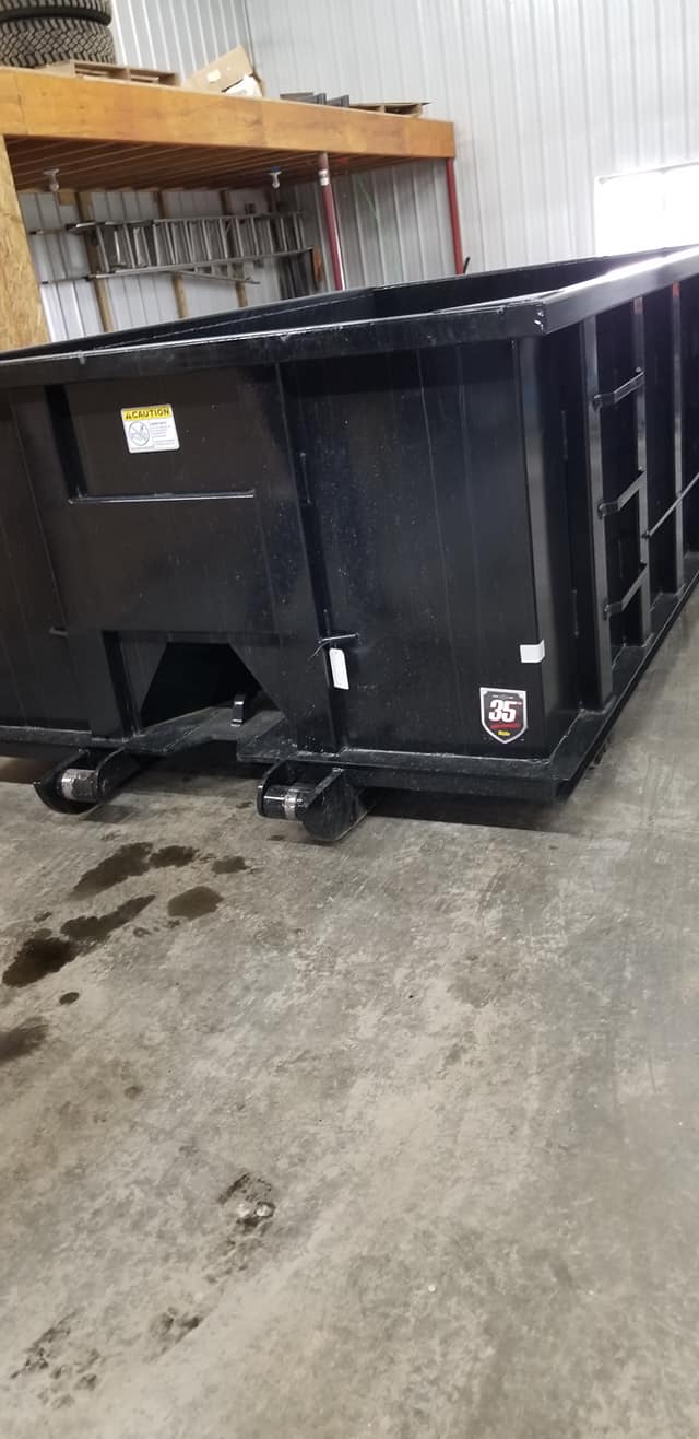 Black Dumpsters — Roanoke, IL — Kev's Kans, Inc.
