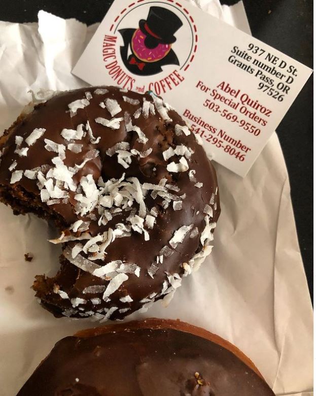 Magic Donuts Menu Grants Pass, OR