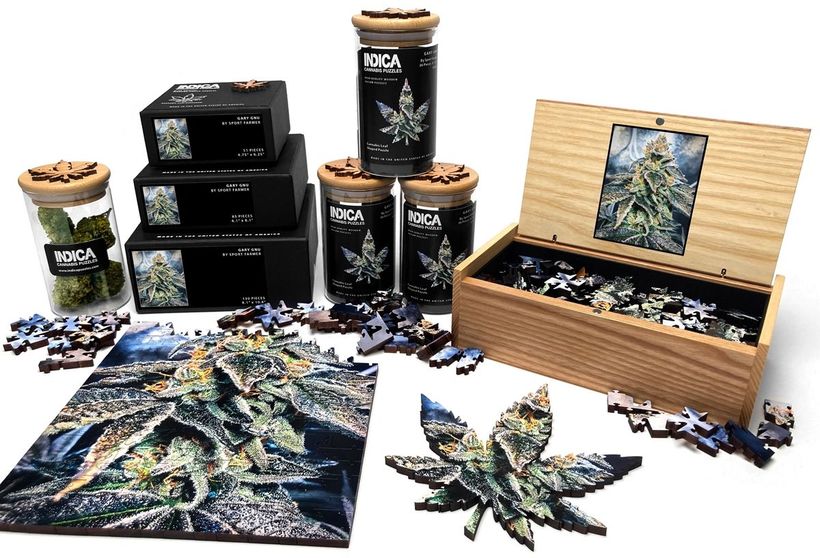 Indica Cannabis Puzzles for cannabis enthusiast