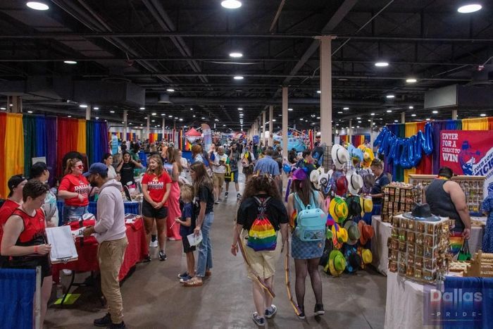 Dallas Pride Festival Vendors Area Photo