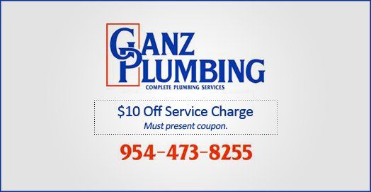 Ganz Plumbing - Service Coupon