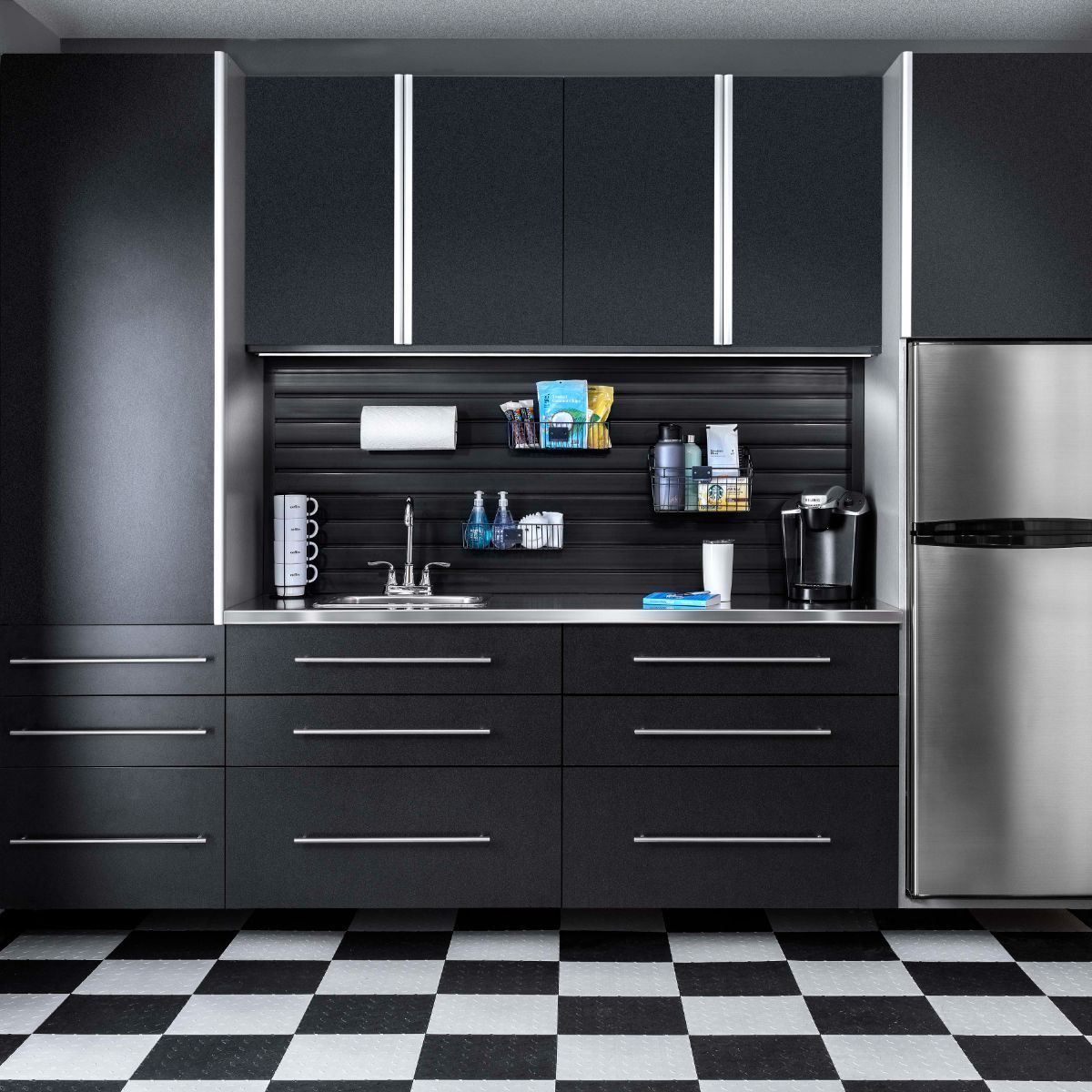 Basalt finish Garage cabinets