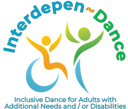 A logo for inclusive dance for adults with additional needs and disabilities