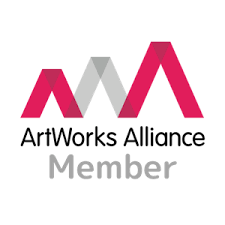 Artworks alliance member logo on a white background