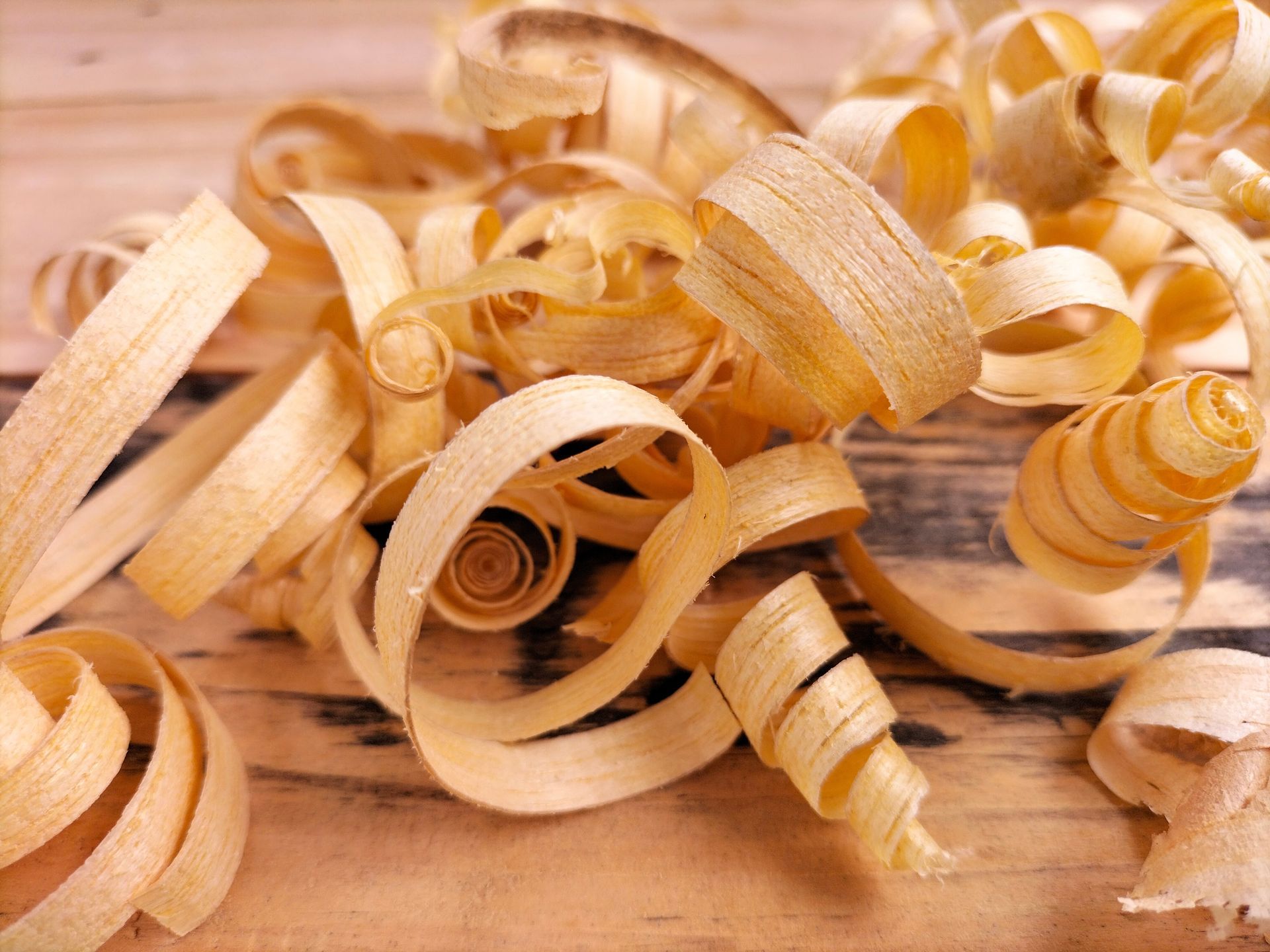 Pile of Wood Shavings