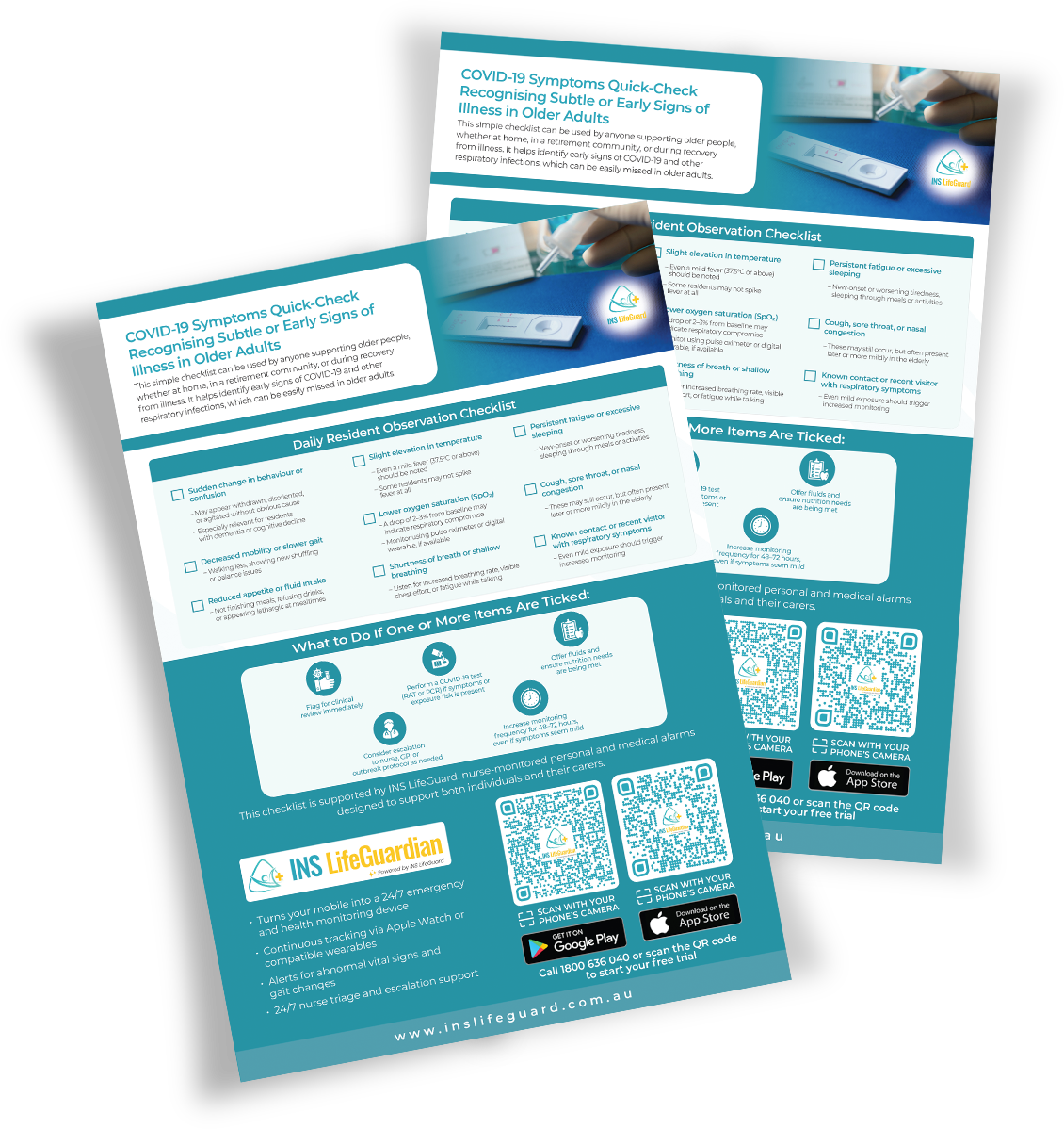 COVID-19 Symptom Quick-Check Recognising Subtle or Early Signs of Illness in Older Adults