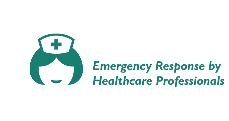 A logo for Emergency Response by Healthcare Professionals