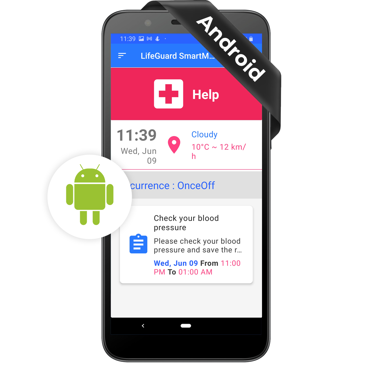 LifeGuard SmartMobile App mobile personal alarm for seniors