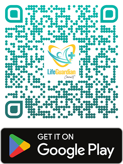 LifeGuardian Connect Google Play QR Code
