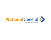 The national general auto insurance logo is on a white background.