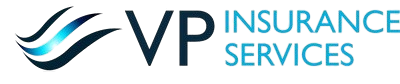 VP Insurance Services logo with wave design.
