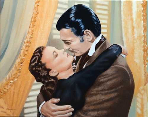 Portrait oil painting