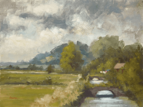Marshside, Kent oil painting