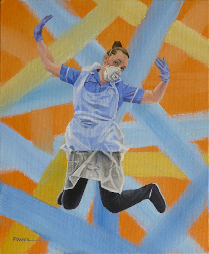 Portrait oil painting