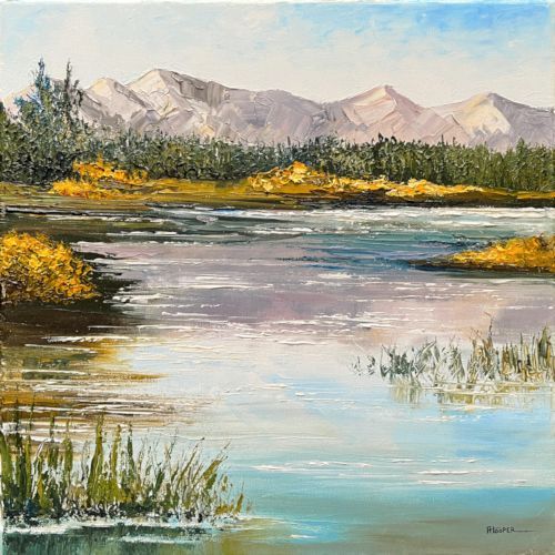 Ruffled Waters oil painting