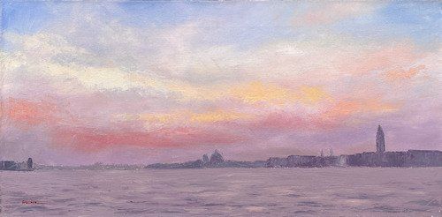 Venice Skies oil painting