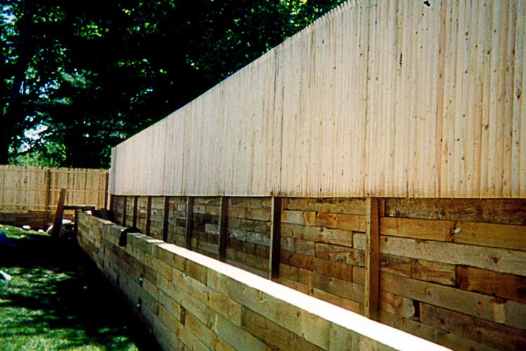 Wooden Fence — Thornwood, NY — Harry Hudd Architectural Landscapes