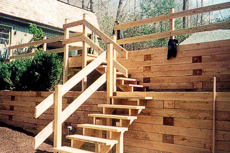 Custom Wooden Stairs — Thornwood, NY — Harry Hudd Architectural Landscapes