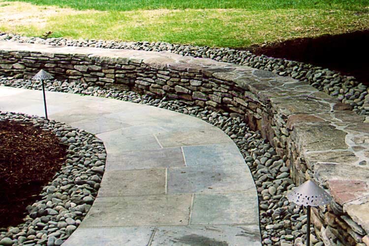 Walkways With Pebbles — Thornwood, NY — Harry Hudd Architectural Landscapes