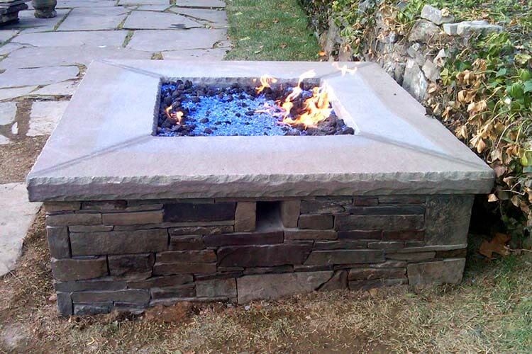 Beautiful Firepit — Thornwood, NY — Harry Hudd Architectural Landscapes