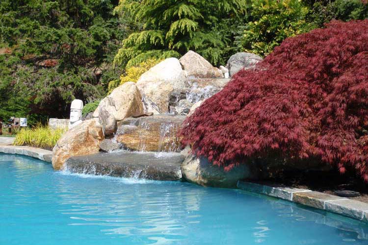 Pool With Beautiful Masonry — Thornwood, NY — Harry Hudd Architectural Landscapes