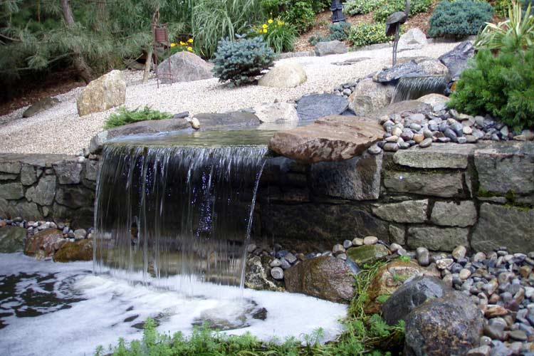 Man Made Waterfall — Thornwood, NY — Harry Hudd Architectural Landscapes