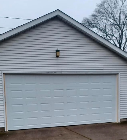 beautiful new garage door