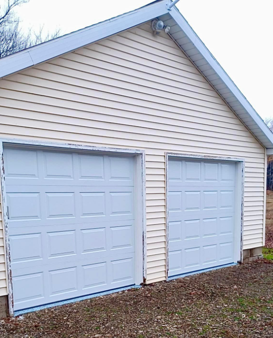 double garage door installation