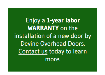 Warranty — Hadley, MA — Devine Overhead Doors