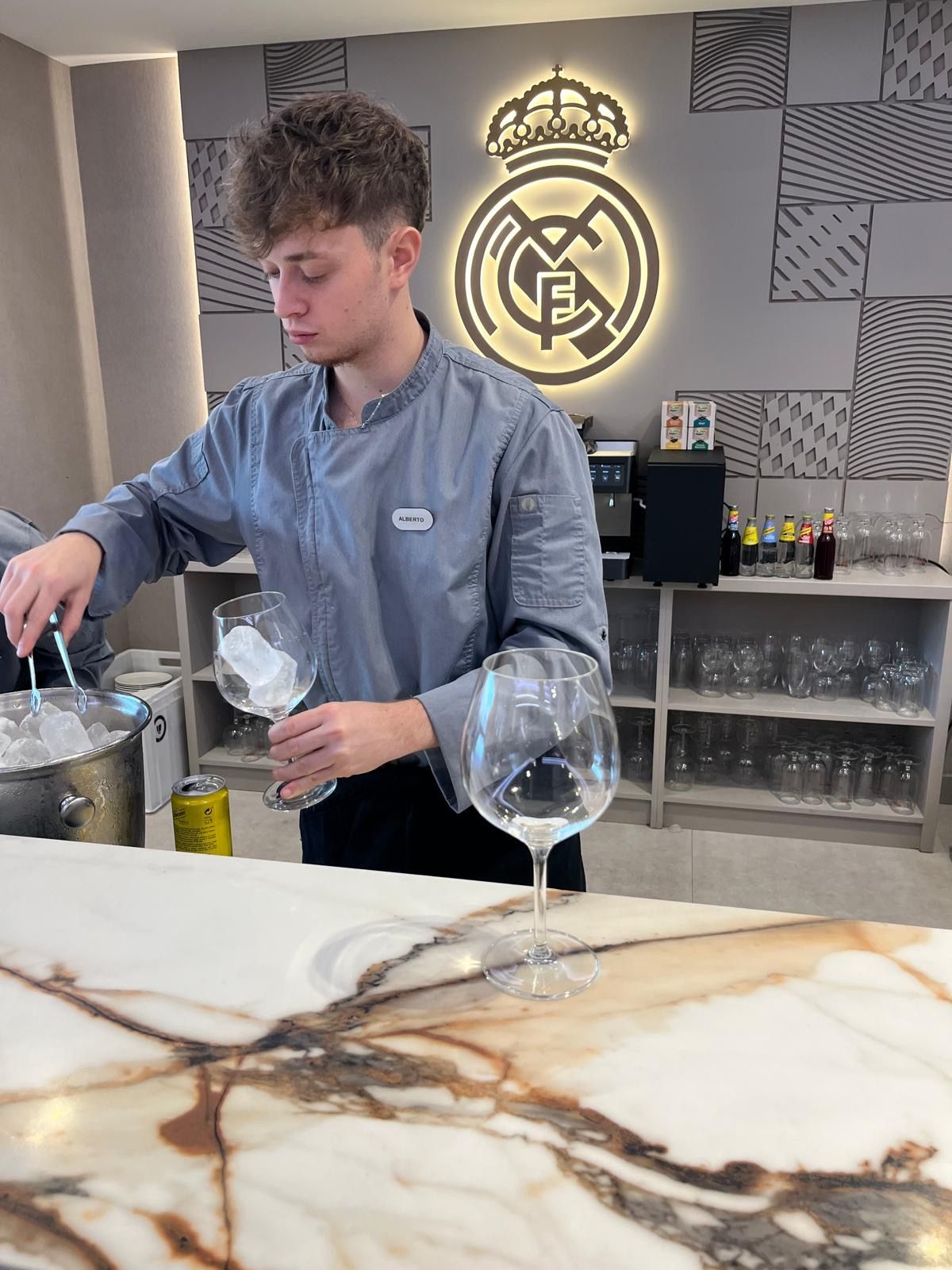 Real Madrid vs. Osasuna at Santiago Bernabéu Stadium (Bar)