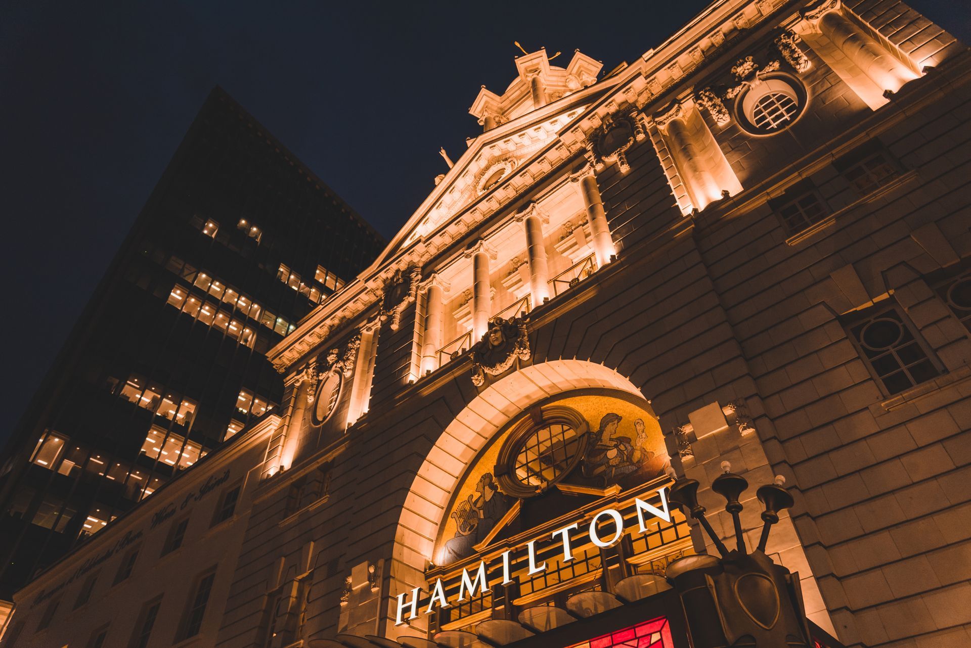 Hamilton at The Victoria Palace Theatre