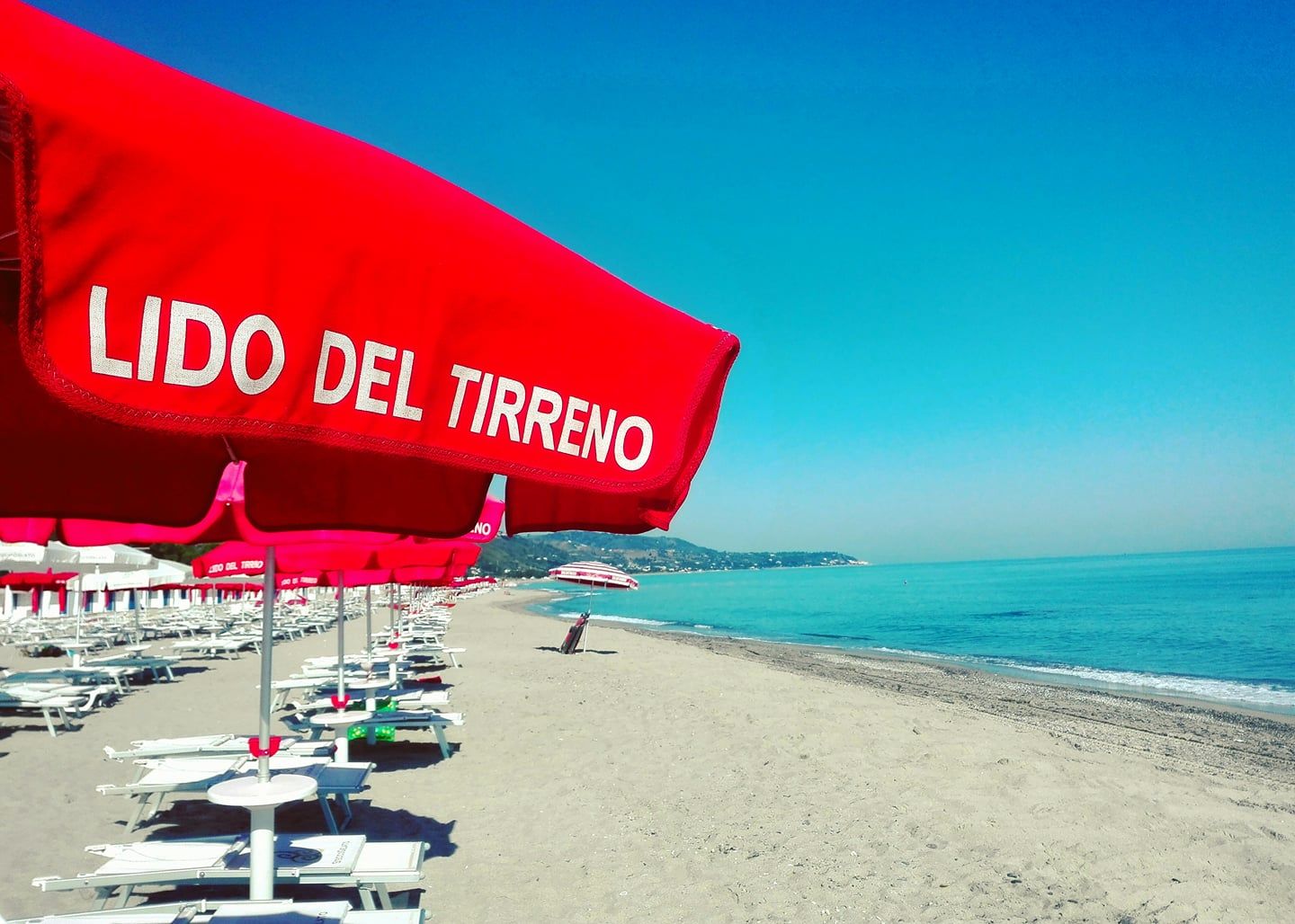 ombrellone lido tirreno