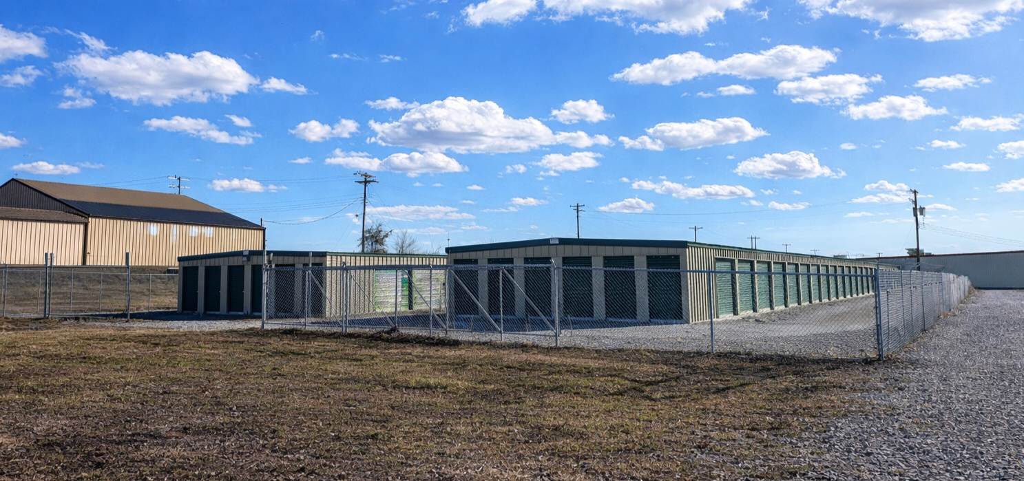 hallway of interior storage unit