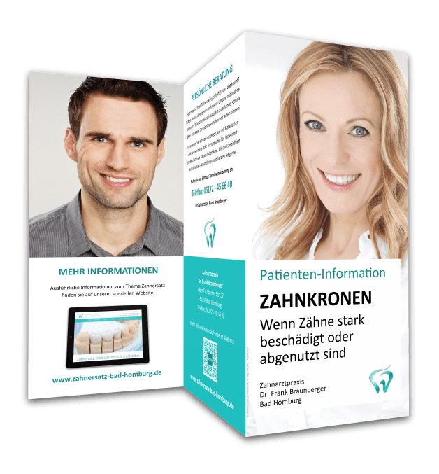Flyer Zahnkronen