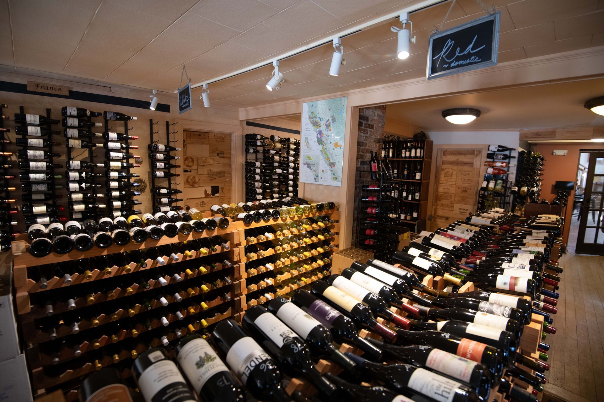 Wine & Cheese Depot with so much wine to choose from