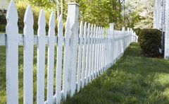 White picket fence installation in Hawkes Bay
