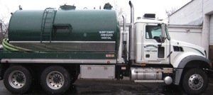 Side View of Service Truck, Septic Tank Repair in East Hanover, New Jersey