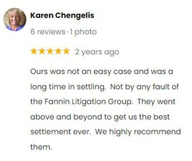 Karen C. Review — Spokane, WA — Fannin Litigation Group
