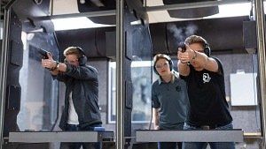 Shooting Range With Target