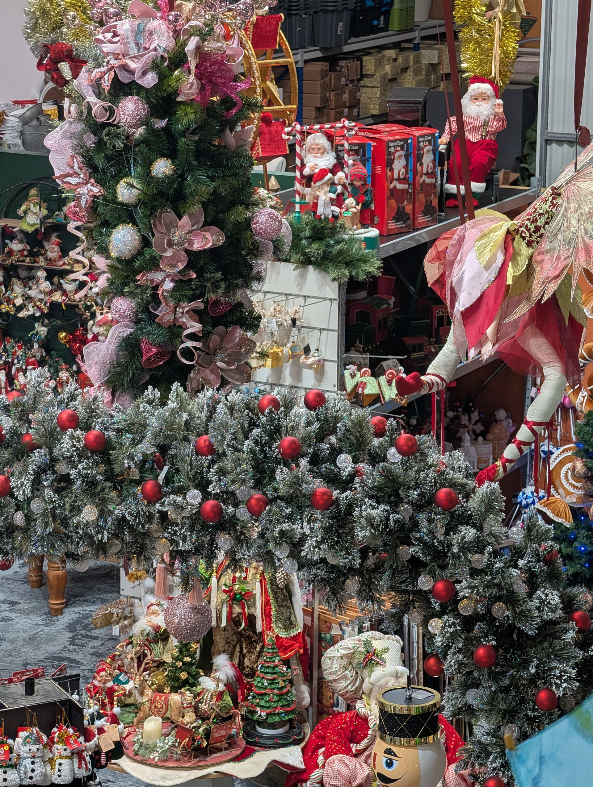 Christmas Market Stall with Wreaths — Jingle Bell Christmas In Casino, NSW