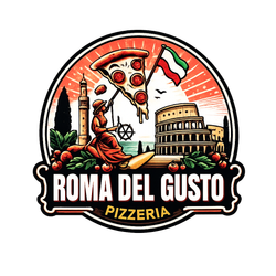 PIZZERIA ROMA DEL GUSTO logo